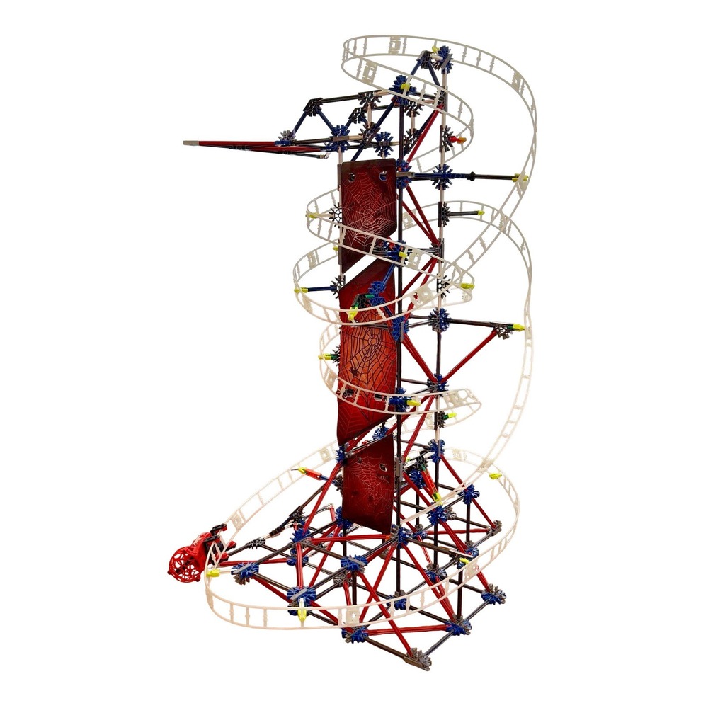 Knex Thrill Rides Web Weaver Amazin 8 Roller Coasters Building Almost Complete